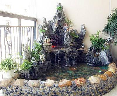 户外小型鱼池设计图片展示